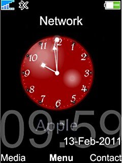 red clock -  1