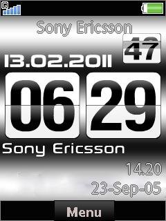 Sony Ericsson Clock -  1