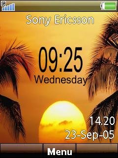 Sunset Clock -  1