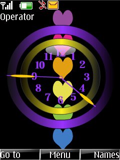 Hearts Clock -  1