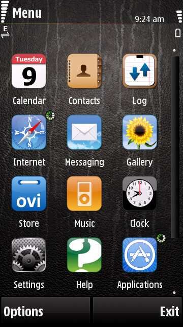 Blacky Iphone Icons -  2