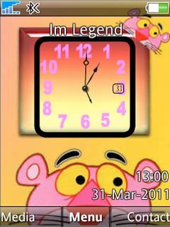 Pink Panther Clock -  1