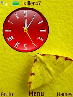 Butterfly Clock -  1