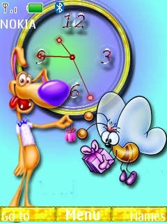 Cartoon Clock -  1