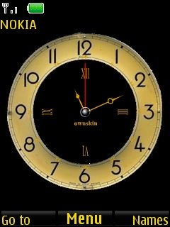 Cool Black Clock -  1