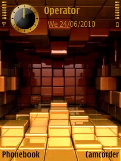 3d Golden Cubes -  1