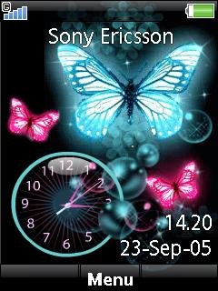 Butterfly Clock -  1