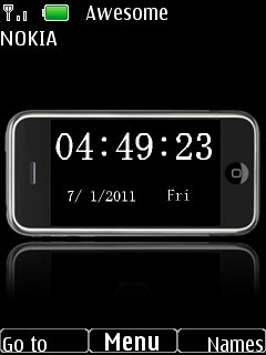 Black Digital Clock -  1