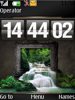 Waterfall Clock -  1