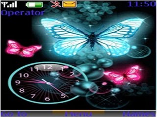 Buttefly Clock -  1