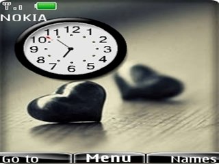 Hearts With Clock -  1