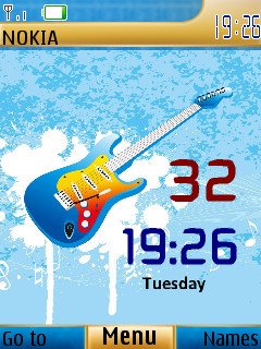 Guitar Clock -  1