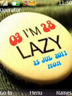 Lazy Clock -  1