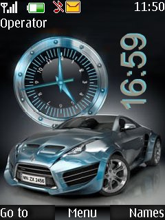 Sport Car Dual Clock -  1