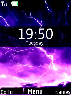 Thunder Iphone Clock -  1