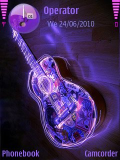 Purple Guitar -  1