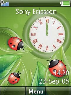Ladybug Clock -  1