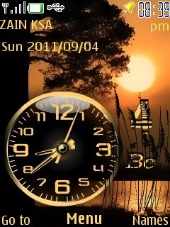 Sunset Clock -  1