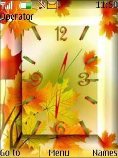 Autumn Clock -  1