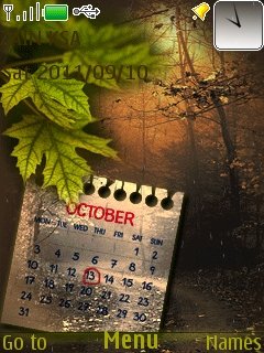 Autumn Calendar -  1