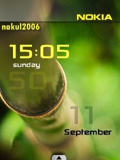 Bamboo Clock -  1