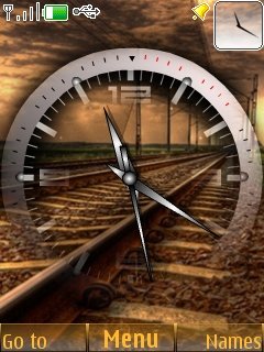 Rail Way Clock -  1