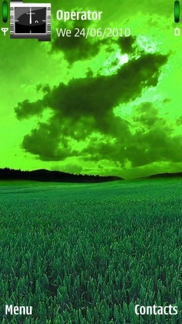 Green Sunset -  1