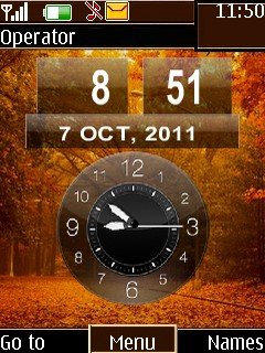 Nature Dual Clock -  1