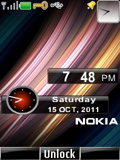 Abstract Nokia Clock -  1