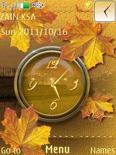 Autumn Clock -  1