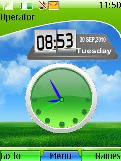 Nature Dual Clock -  1