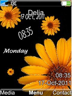 Flower Date Clock -  1