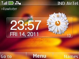 Flower Dual Clock -  1