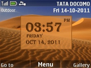 Sand Dunes Clock -  1