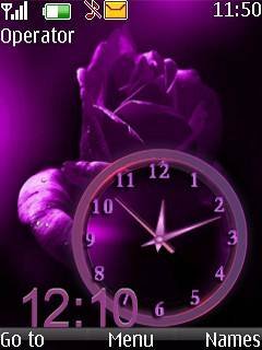 Flower Dual Clock -  1