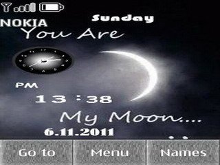 Moon Clock -  1