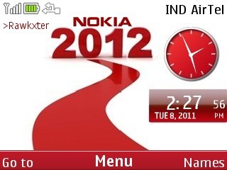 New Year 2012 Clock -  1
