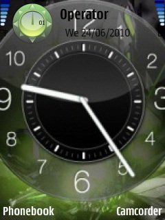 Green Clock -  1