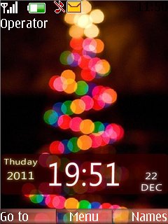 Merry Xmas Clock -  1