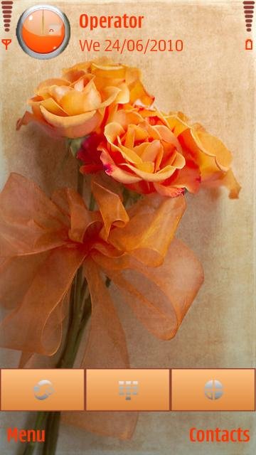 Orange Rose -  1