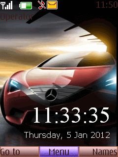 Mercedes Clock -  1