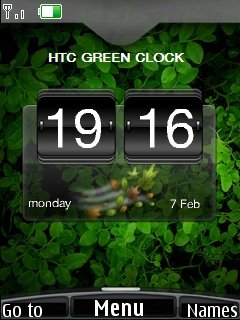 Htc Green Clock -  1