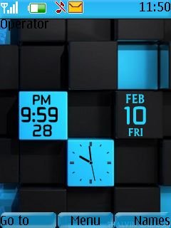 Cubic Dual Clock -  1