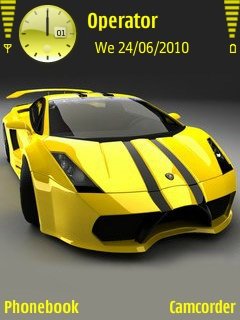 Yellow Lamborghini -  1