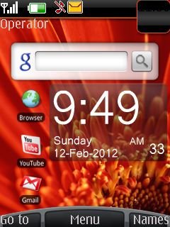 Google Style Clock -  1
