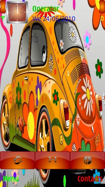 Retro Hippie Car -  1