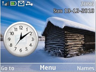 Winter Clock -  1