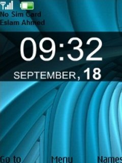 Blue Clock -  1