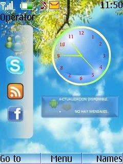 New Menu Style Clock -  1