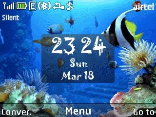 Live Aquarium Clock -  1